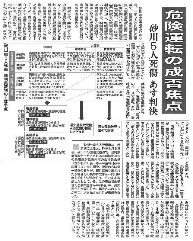 北海道新聞 2016年11月9日
