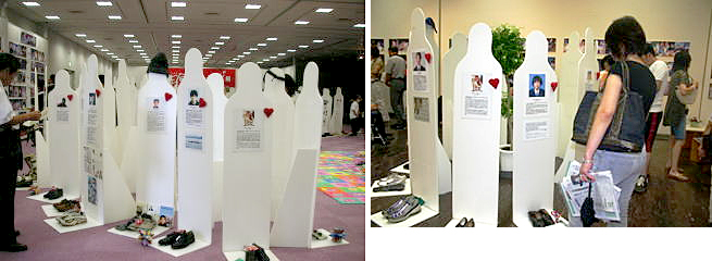 （左）2006/10/6～8　宮崎市民プラザの千尋と仲間たち（右）2006/8/18～20　栃木県宇都宮会場の千尋